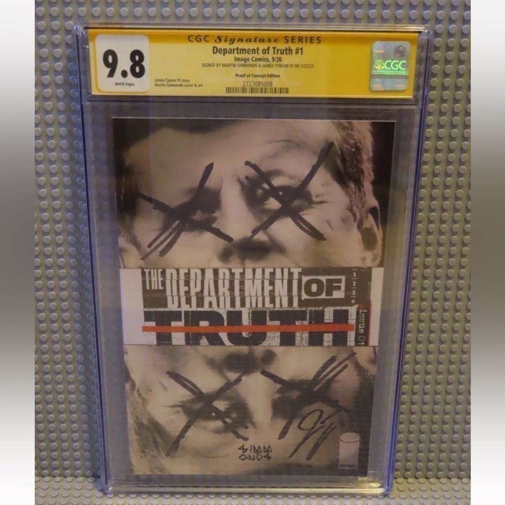 Department of Truth #1 CGC 9.8 SS Proof of Concept Edition Signed
